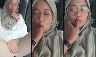 Abg Cantik Hijab Mesum Dimobil