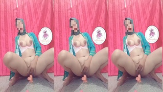 Tante Jilbab Sange Mainin Memek Pakai Dildo