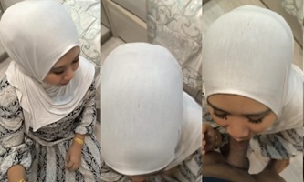 Tante Jilbab Ngelonte Bawa Anak Balita