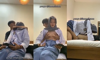 Skandal Ukhti Hijab Dibujuk Pacar Checkin
